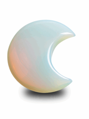 Mini Crystal Moon · Opalite