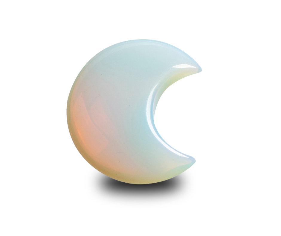 Mini Crystal Moon · Opalite