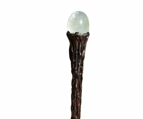 Crystal Tumblestone Wand · Clear quartz