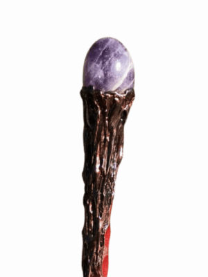 Crystal Tumblestone Wand · Amethyst
