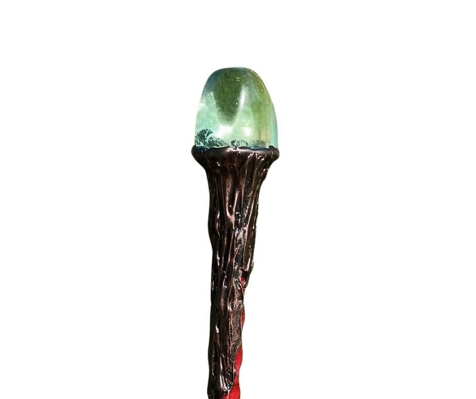 Crystal Tumblestone Wand · Fluorite