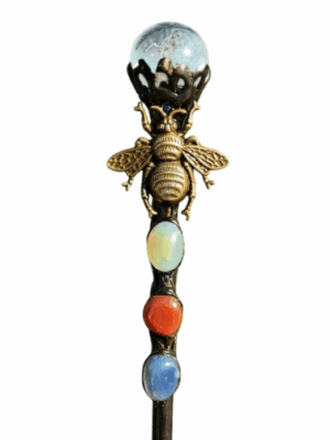 Bee Crystal Wand · Clear quartz