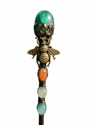 Bee Crystal Wand · Fluorite
