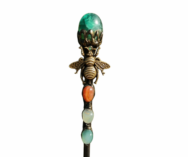 Bee Crystal Wand · Fluorite