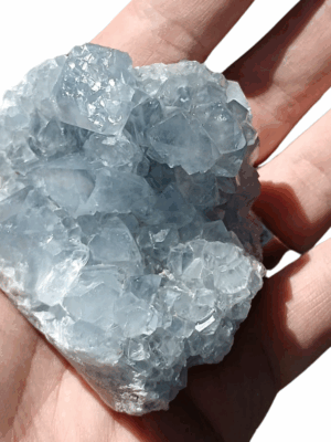 Blue Celestite Cluster (A Grade) · 220-360g celestite
