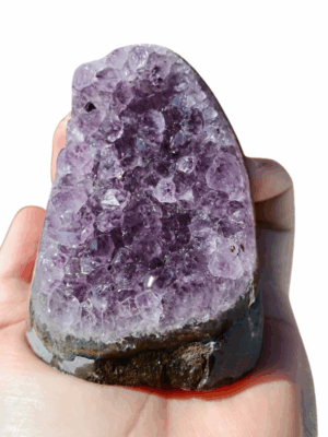 500g Amethyst Cluster with Cut Base