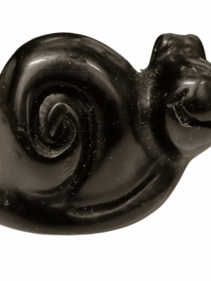Mini Crystal Snail · Obsidian