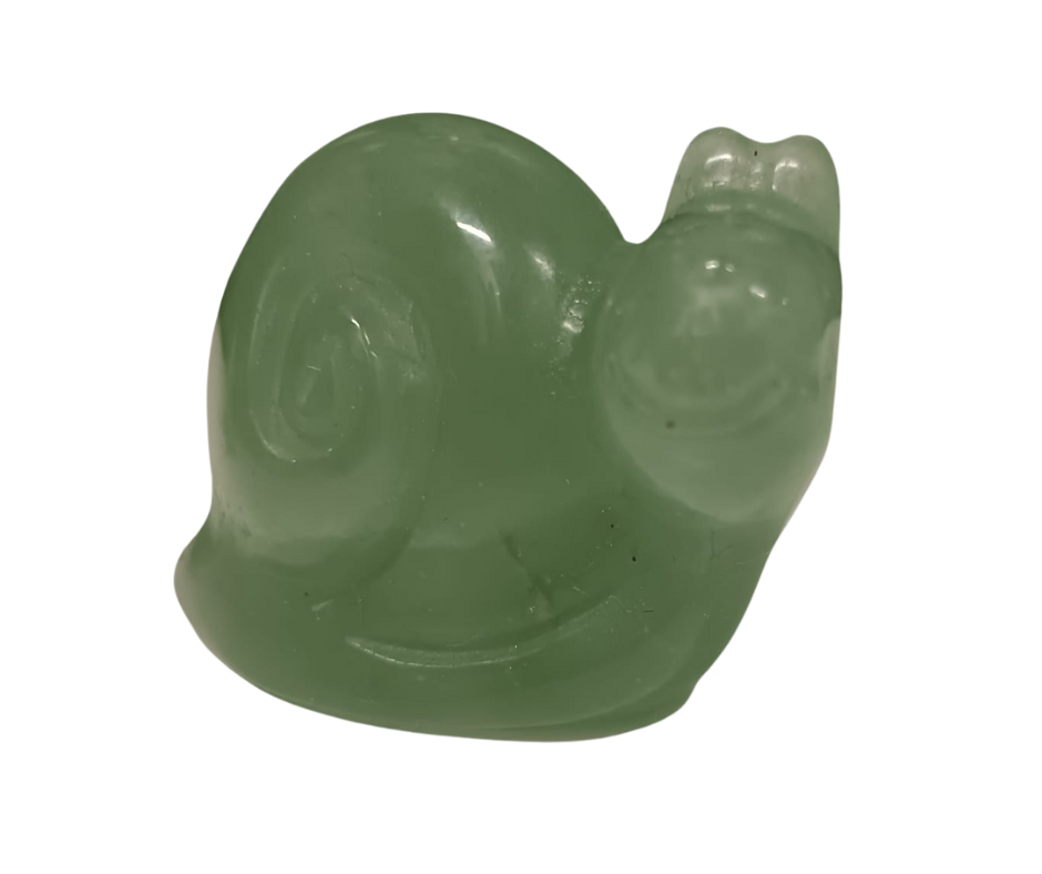 Mini Crystal Snail · Aventurine