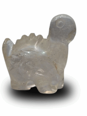 Mini Crystal Dinosaur · Clear quartz