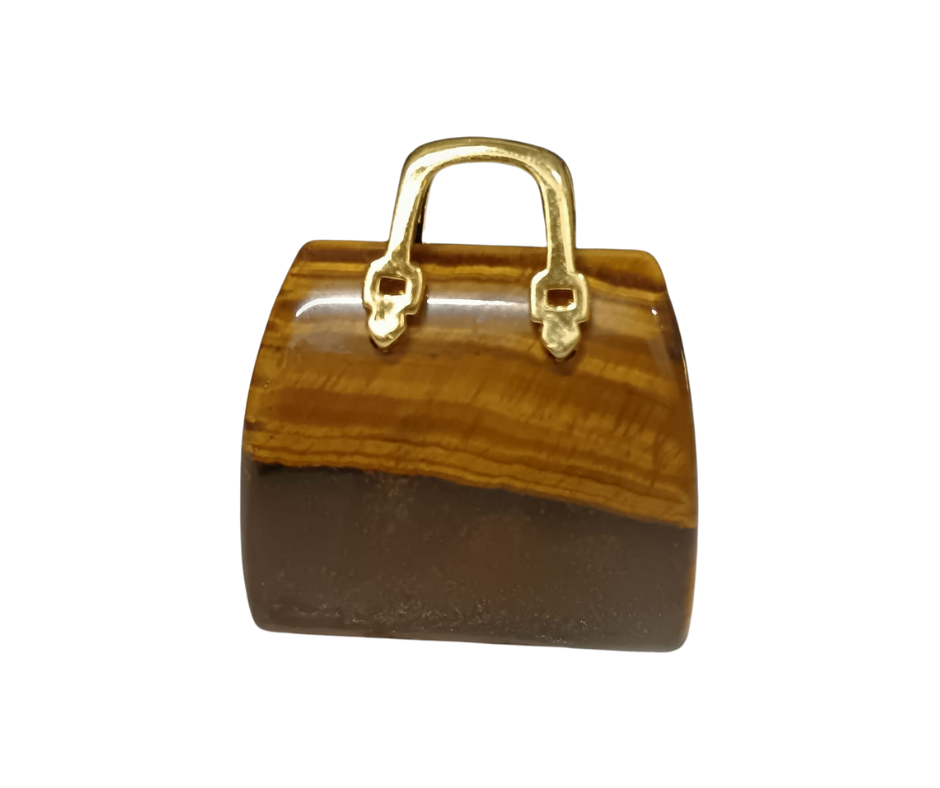 Mini Crystal Handbag · Tigers eye