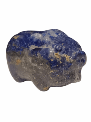 Mini Crystal Pig · Lapis lazuli