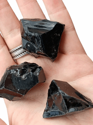 21 kinds of Mini Rough Crystal Chunks · Obsidian