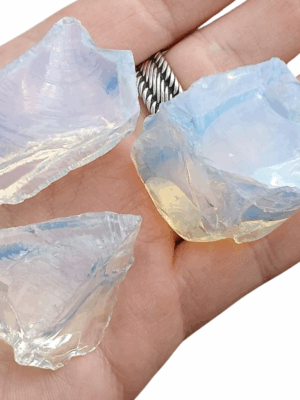 21 kinds of Mini Rough Crystal Chunks · Opalite