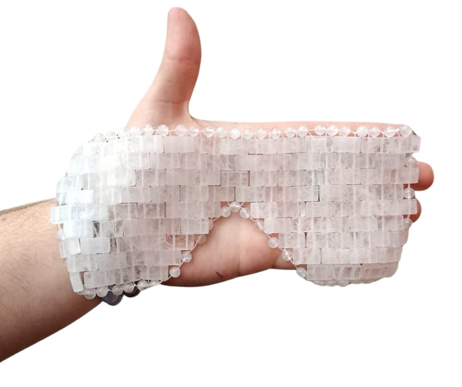 Crystal Eye Mask · Clear Quartz