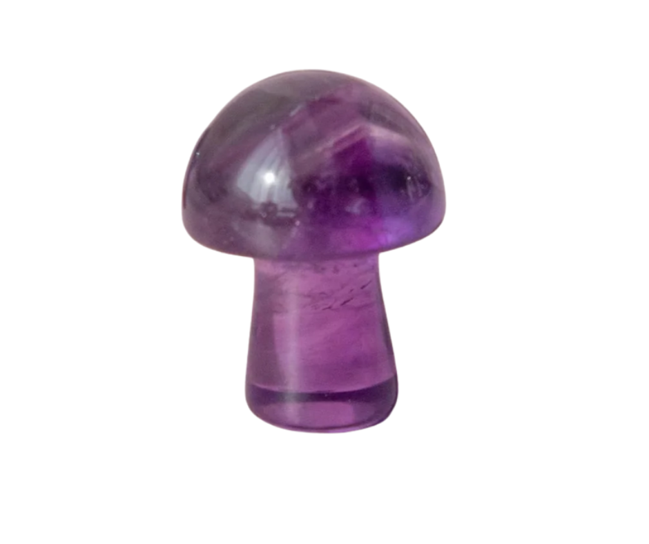 Mini Crystal Mushroom · Amethyst