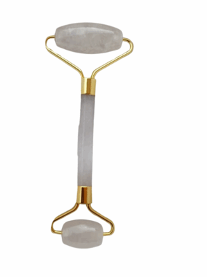 Crystal Face Roller & Gua Sha Set · Clear Quartz