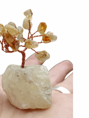 Mini Crystal Tree · Citrine