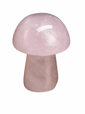 Mini Crystal Mushroom · Rose Quartz