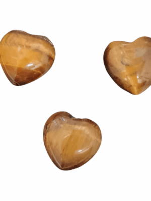 Mini Crystal Heart · Tiger's eye