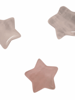 Mini mini Crystal Star · Rose quartz