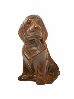 Mini Crystal Dog Carving