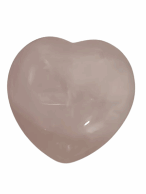 Medium Crystal Heart · Rose Quartz