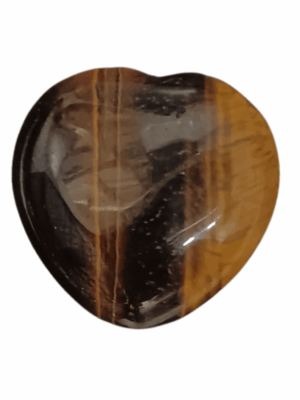 Medium Crystal Heart · Tiger's eye