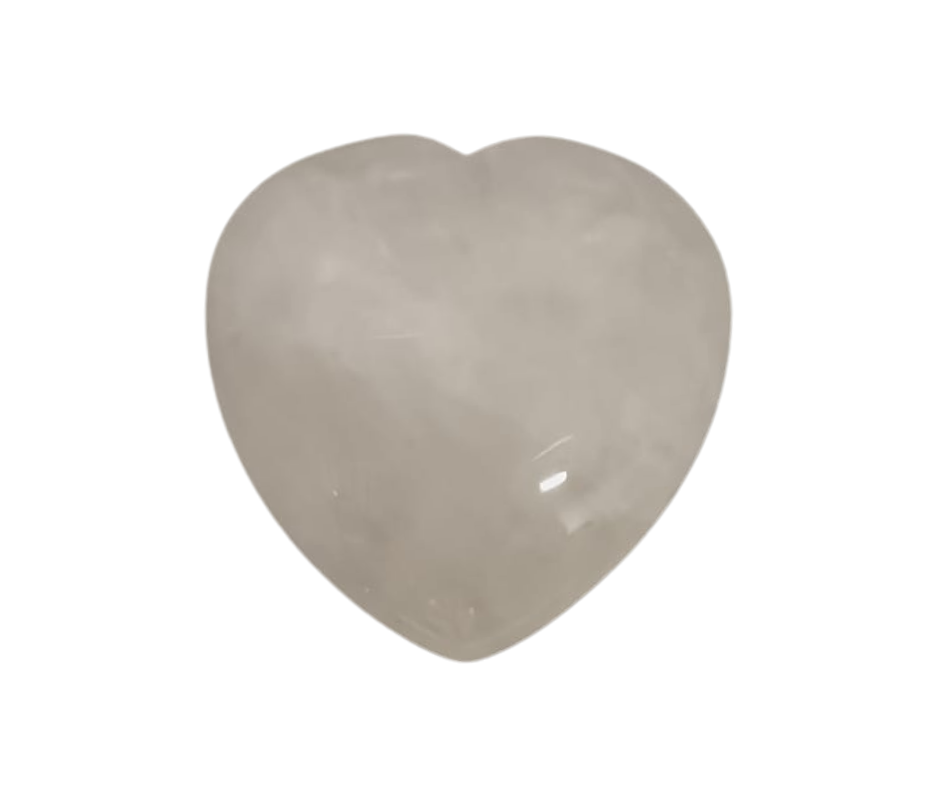 Medium Crystal Heart · Clear Quartz