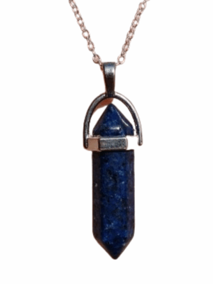 Double Terminated Crystal Pendant (popular) · Lapis lazuli