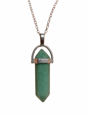 Double Terminated Crystal Pendant (popular) · Aventurine