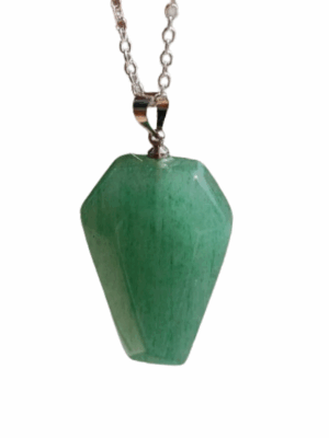 Crystal Coffin Pendant · Aventurine