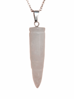Crystal Bullet Pendant · Clear Quartz