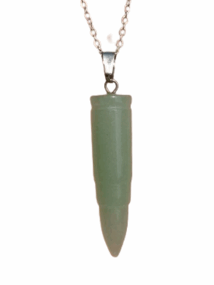 Crystal Bullet Pendant · Aventurine