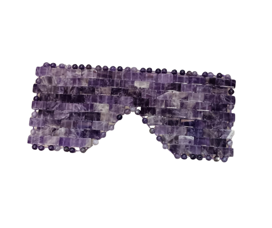 Crystal Eye Mask · Amethyst