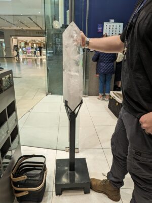 XXL Double-Terminated Clear Quartz Point