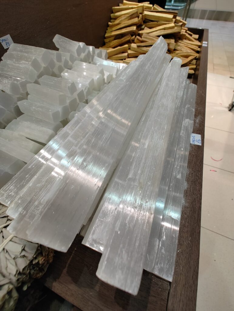 Large selenite 30cm wands