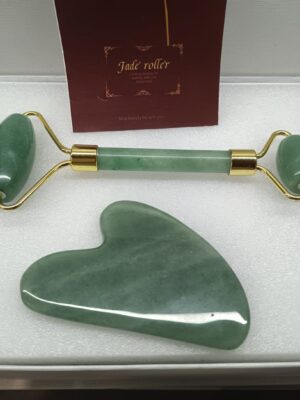 Crystal Face Roller & Gua Sha Set · Aventurine