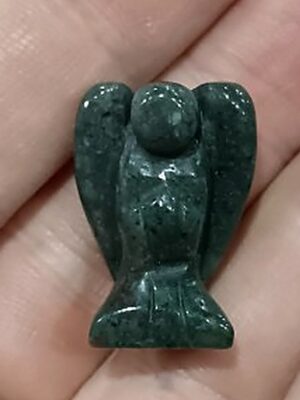 Mini Crystal Angel · Moss agate