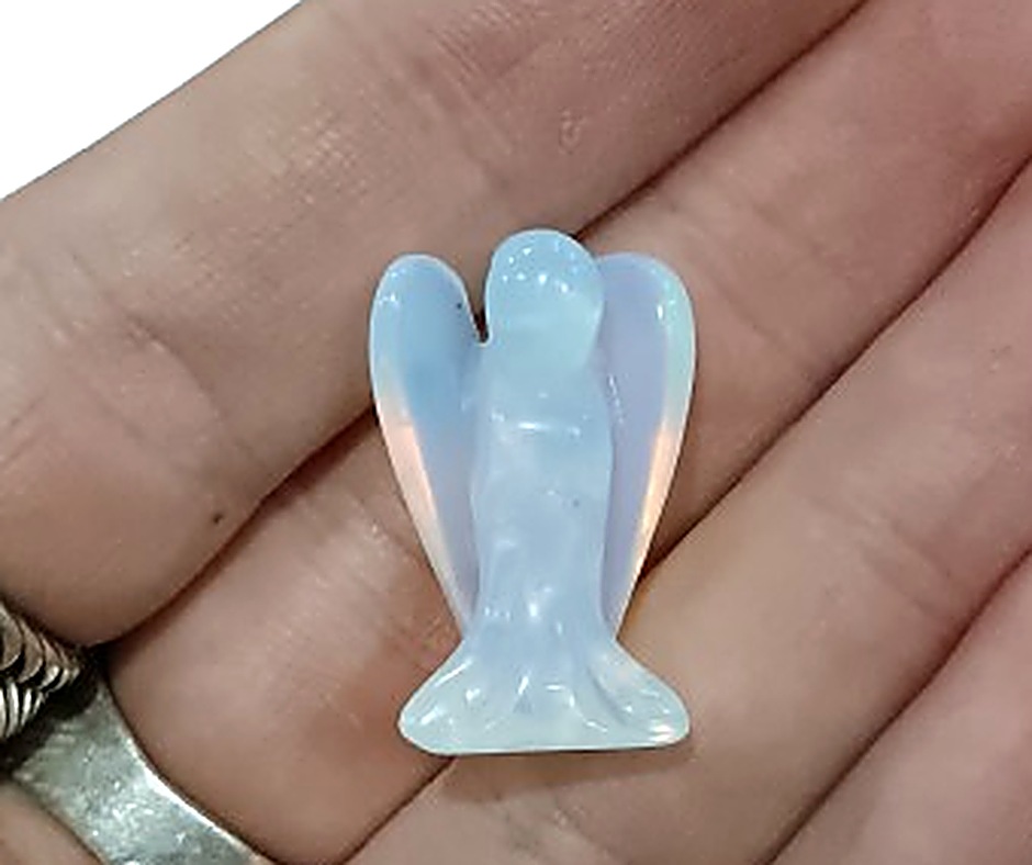 Mini Crystal Angel · Opalite