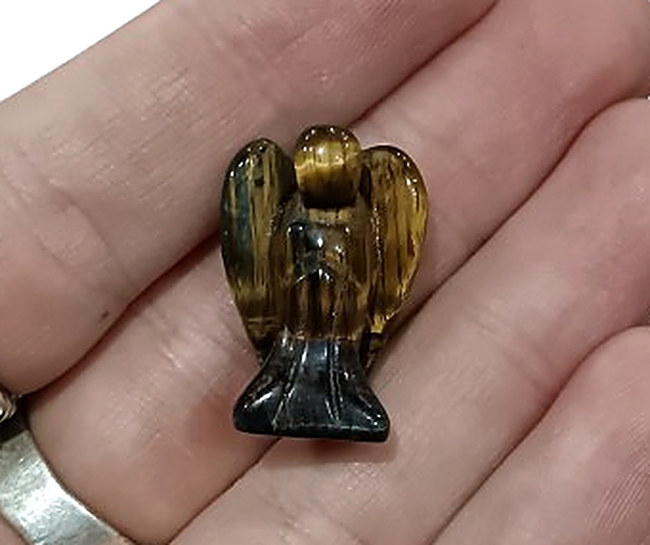 Mini Crystal Angel · Tigers eye