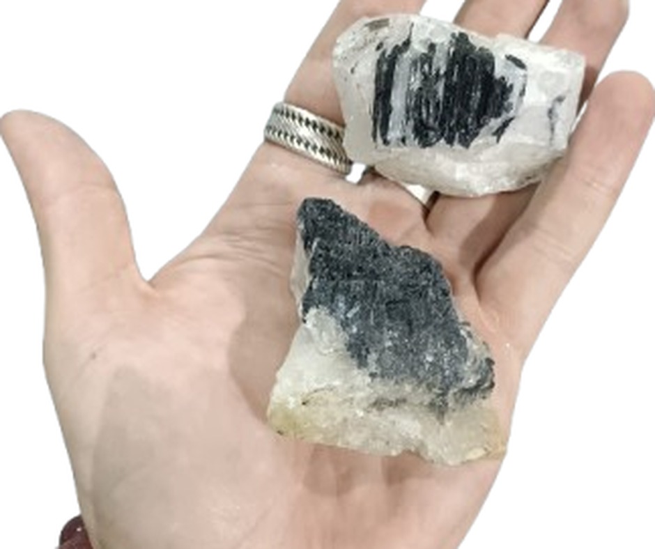 Large Tourmalinated Quartz mini rough
