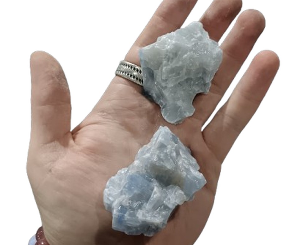 Blue Calcite mini rough
