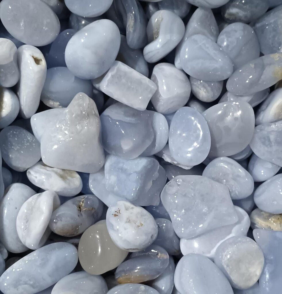 Blue Lace Agate tumblestones