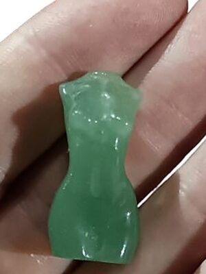 Mini Female Body Crystal Carving · Aventurine