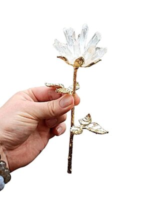 Clear Quartz Point Flower