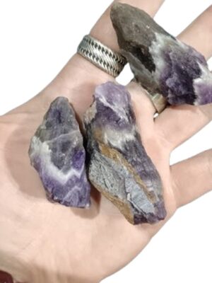 21 kinds of Mini Rough Crystal Chunks · Dark Amethyst