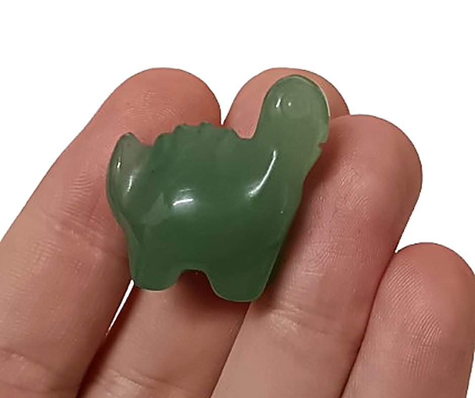 Mini Crystal Dinosaur · Aventurine