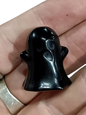 Mini Crystal Ghost · Obsidian