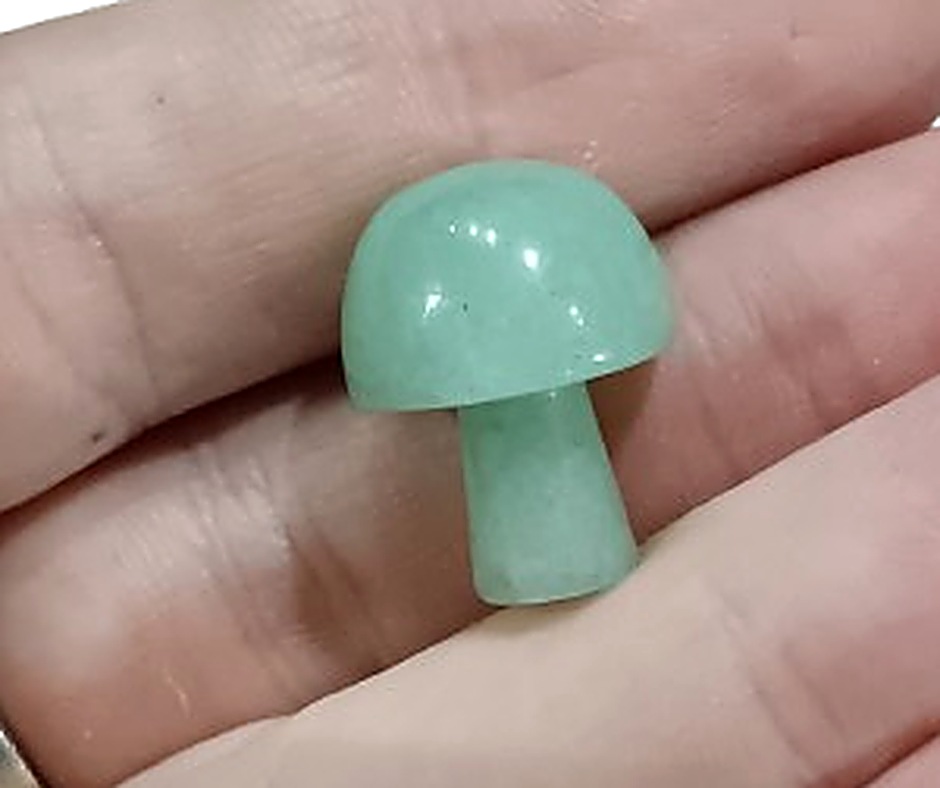 Mini Crystal Mushroom · Aventurine