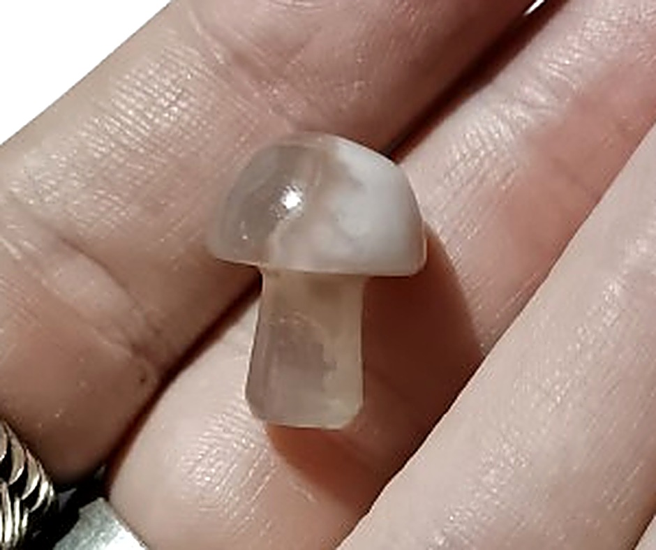 Mini Crystal Mushroom · Flower agate